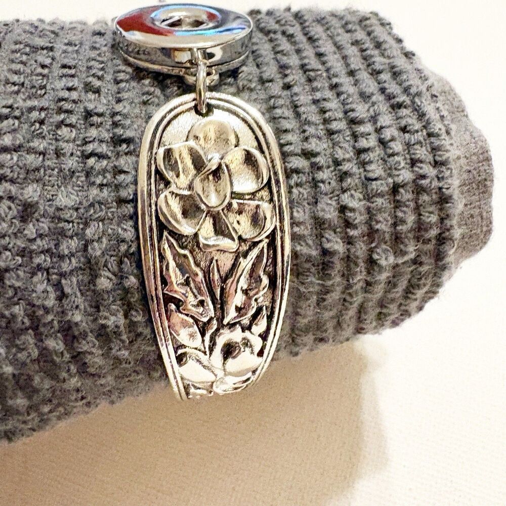 Jewelry Crafter Makers Blank Ginger Snap Style Spoon Bracelet Sz 7 Magnetic 4D